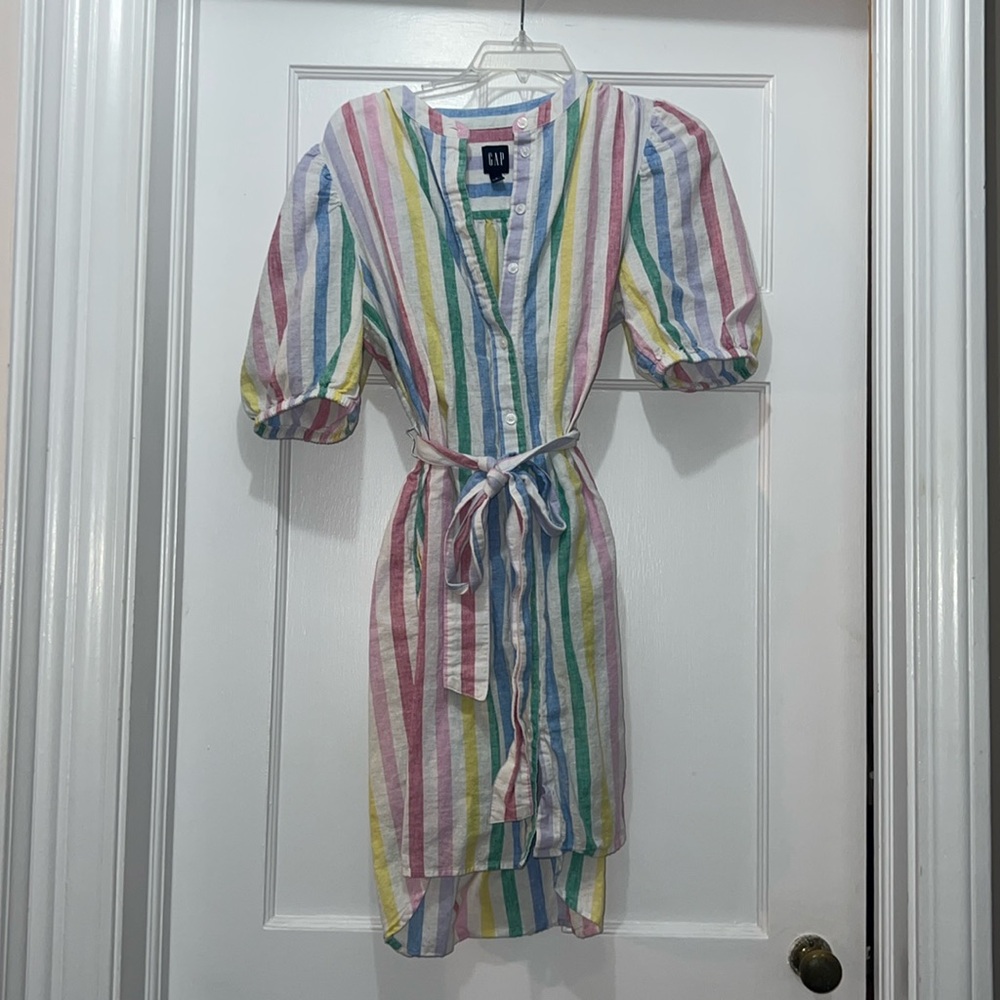 Striped, Pastel Gap Sundress